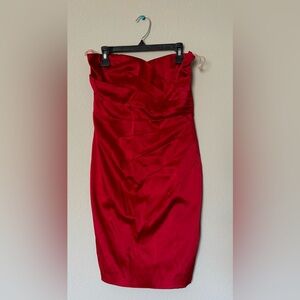 Mystic Red Strapless Mini Dress *Perfect for Valentine’s Day